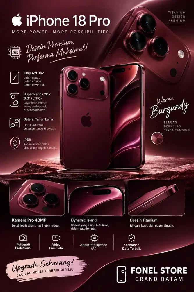 IPHONE 18 PRO 256GB