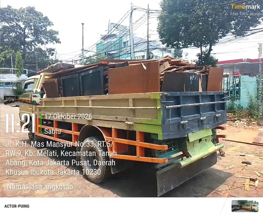 Jasa buang puing sampah pengurugan dan pindahan dll