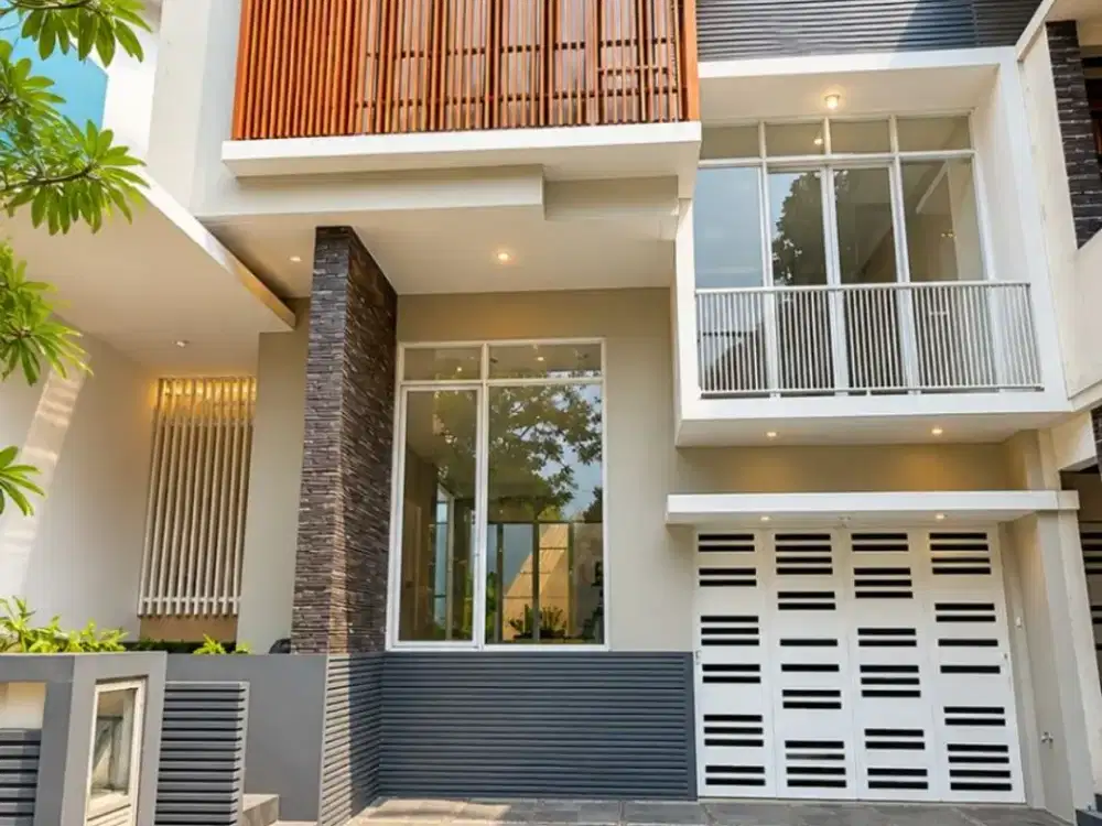 Modern Tropical Contemporary Minimalis 2 lantai lokasi strategis di Kebayoran Bintaro Jaya sektor 7 14720 VC,BS