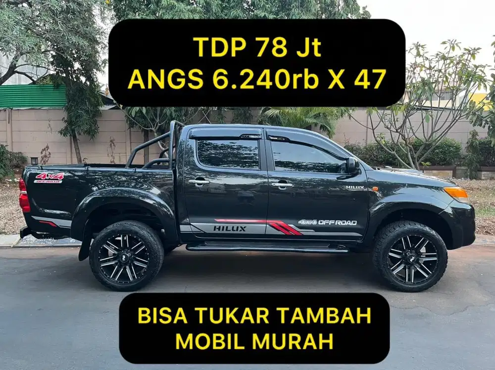 TOYOTA HILUX VIGO 4x4 MANUAL DIESEL 2.5CC TURBO  2013/2012 AK