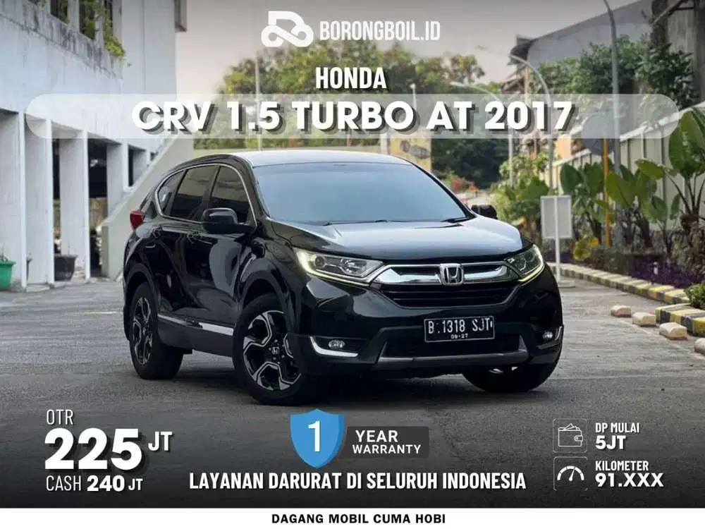 Honda CRV Turbo 1.5 AT 2017 Hitam