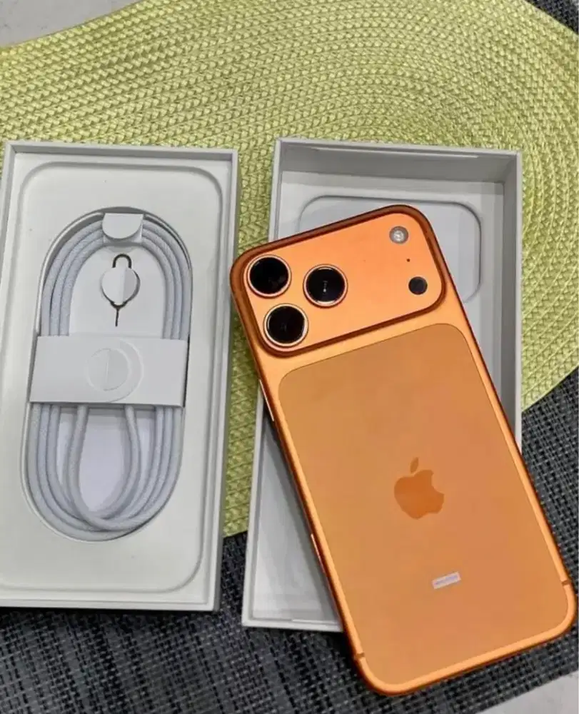 iphone 17 pro max orange 256 ibox fullset mulus no minus