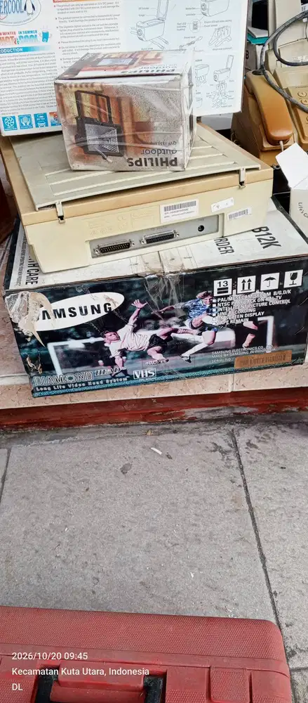 VCR Samsung SV-B12K Video Cassette Recorder VHS Vintage (Lengkap Dus)