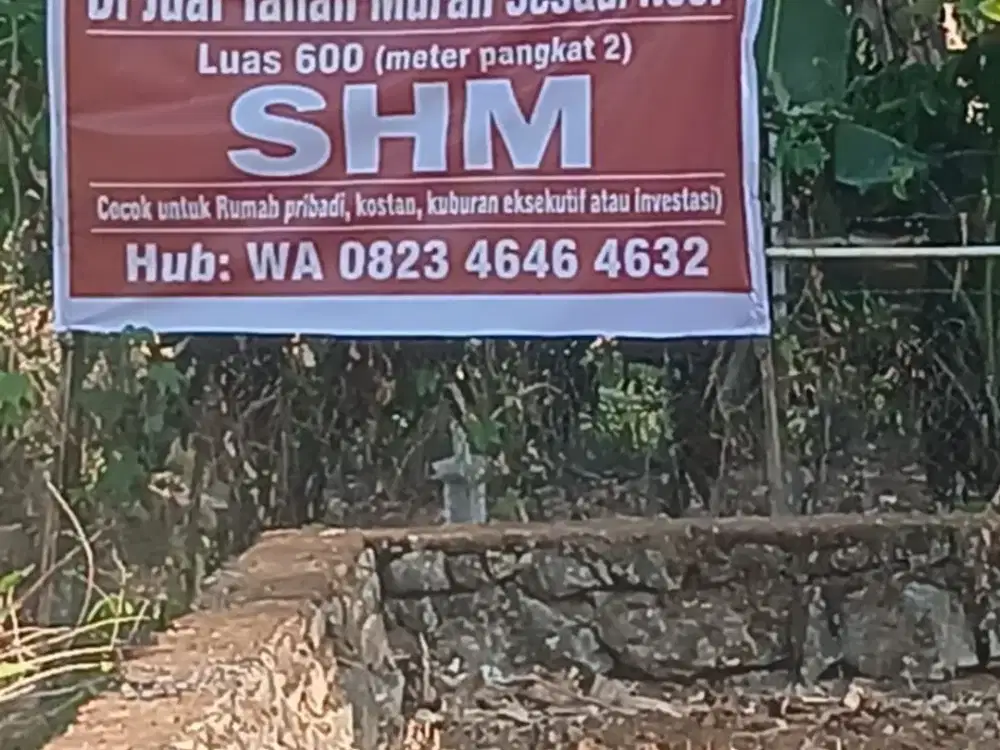 Dijual tanah murah sesuai NJOP 600M persegi SHM di Perintis Kemerdekaan Tamalanrea Jaya
