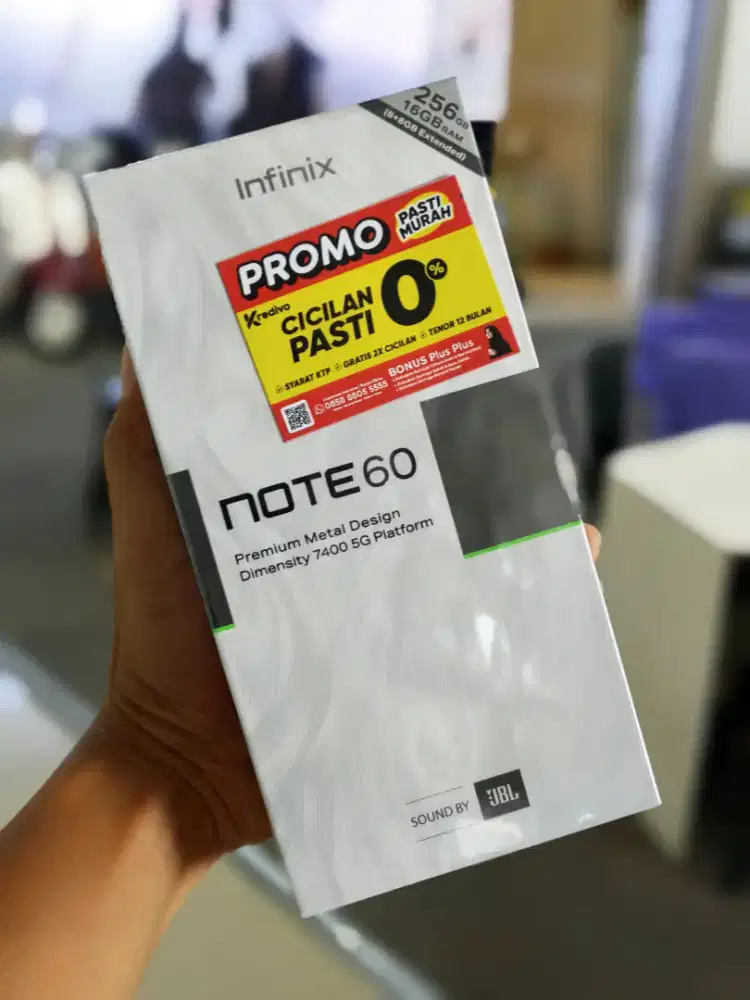 Kredit murah hp Infinix note 60 256gb bisa free 2X angsuran tanpa dp