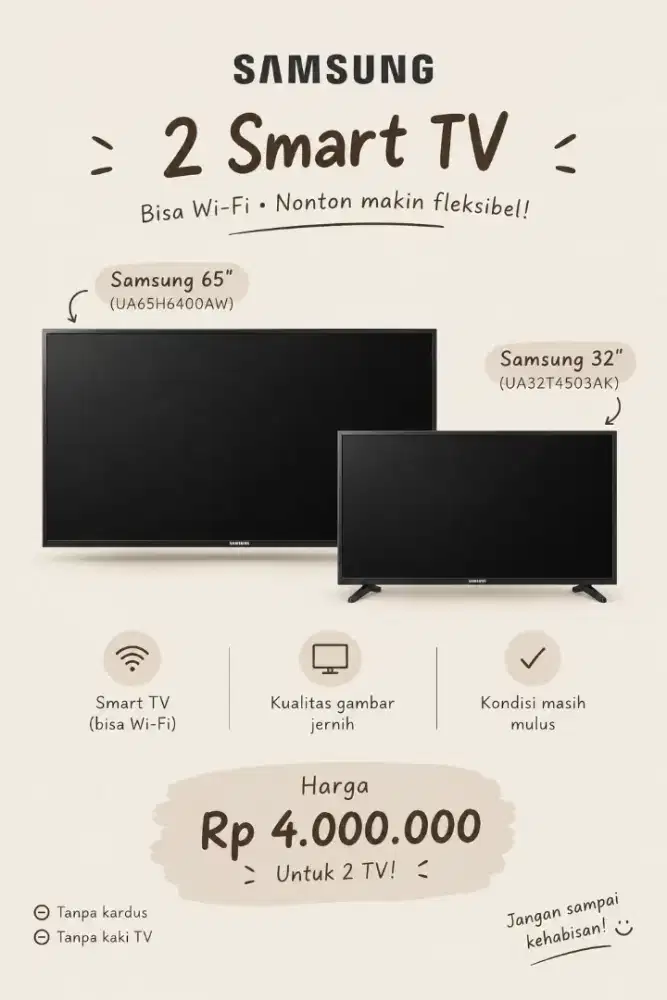 Jual Smart TV Samsung murah