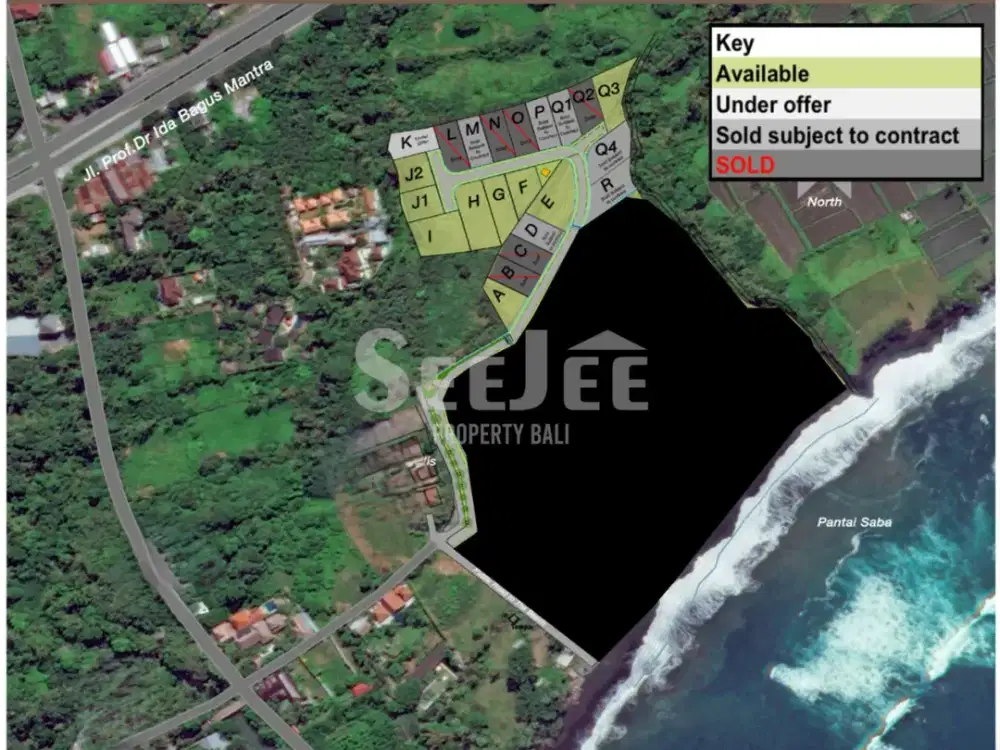 Dijual Tanah SHM Dekat Sanur - bisa Jalan Kaki ke Pantai - Slfg036