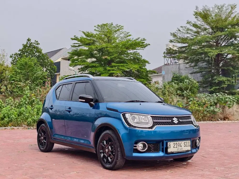 Suzuki Ignis GX Two Tone AT 2019 Biru Metalik LOW KM 50RB