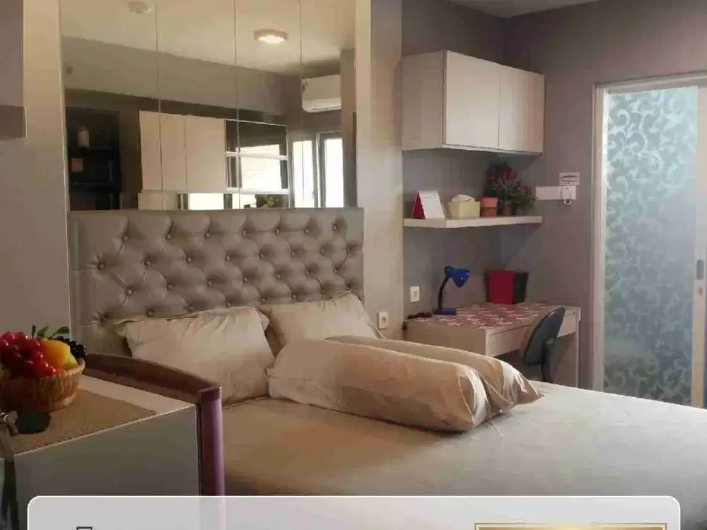 Sewa Apartemen Educity Princeton Studio Furnish View Kolam Renang