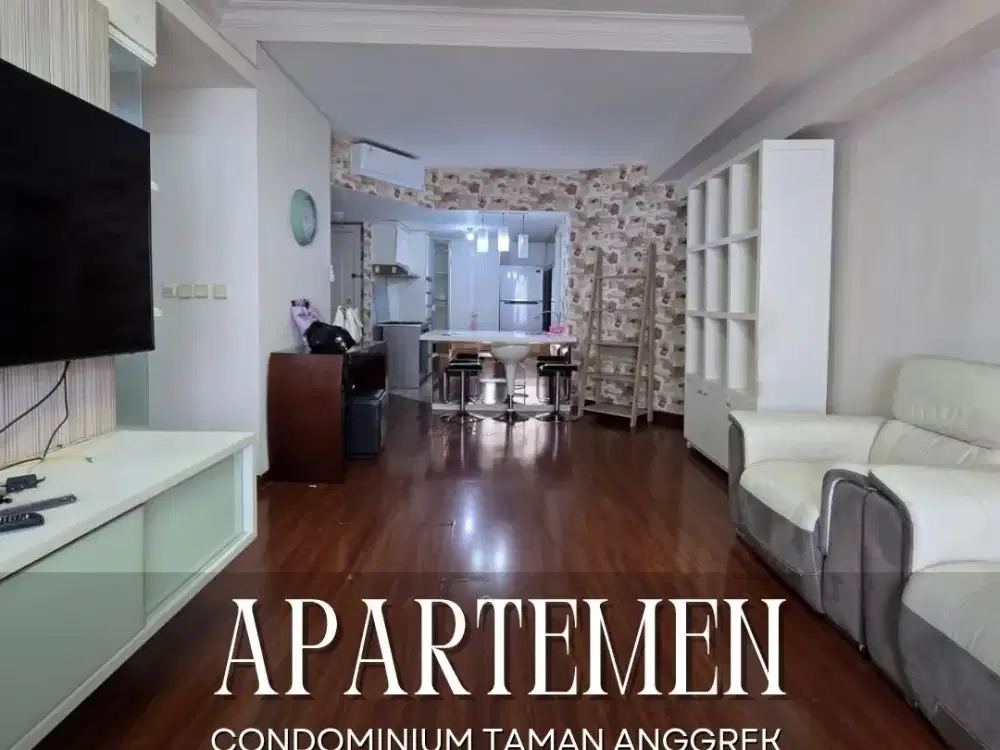 DISEWAKAN CEPAT APARTEMEN CONDOMINIUM TAMAN ANGGREK TOWER 5 2+1BR DI JAKARTA BARAT