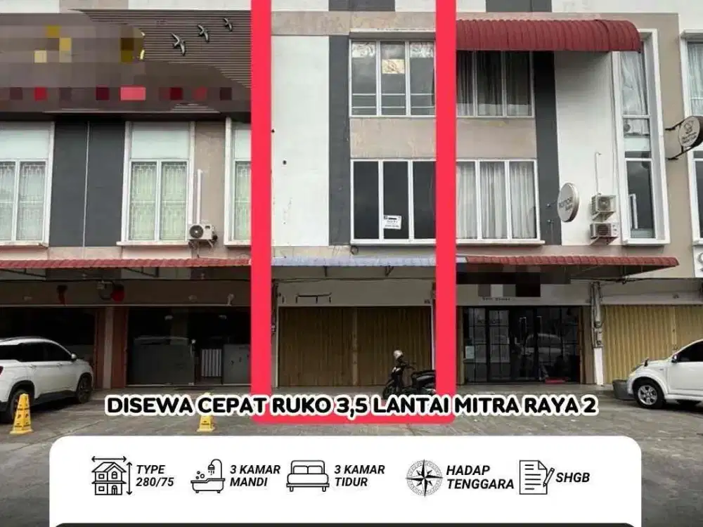 Disewa cepat‼
Ruko MITRA RAYA 2 - Batam Center