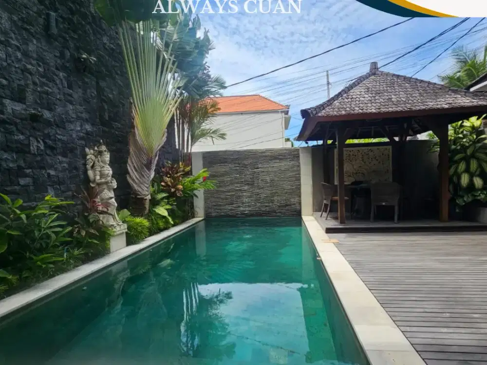Freehold , Dijual Villa Lantai 2 Lokasi Pererenan