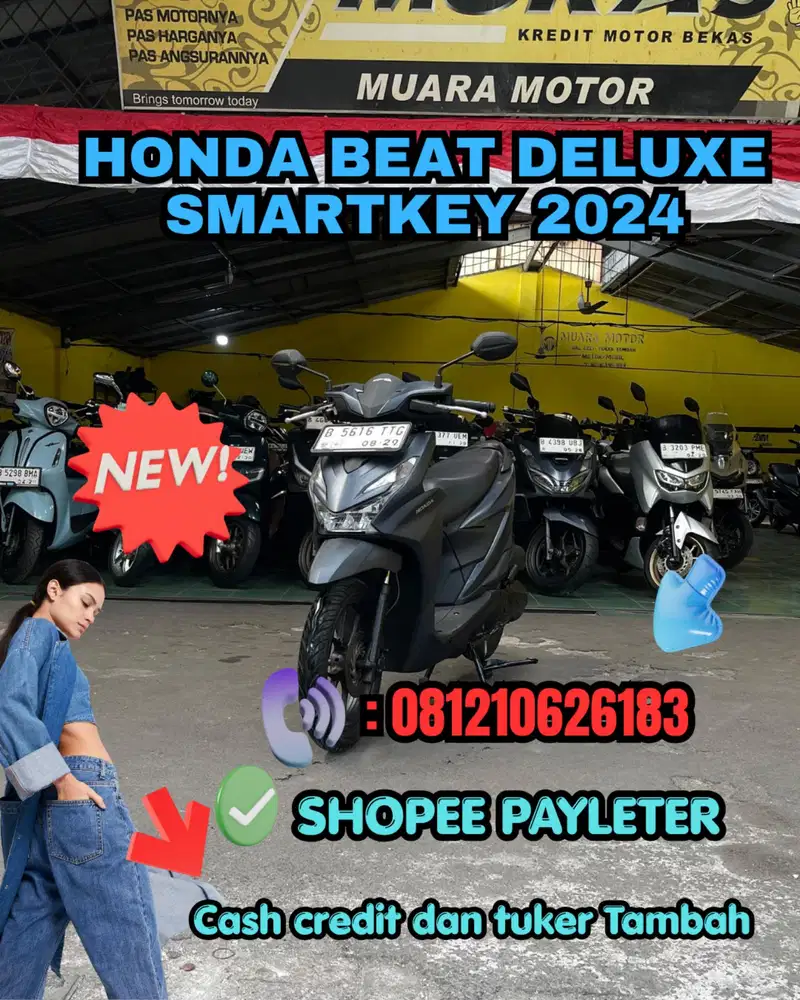 HONDA BEAT DELUXE SMARTKEY 2024