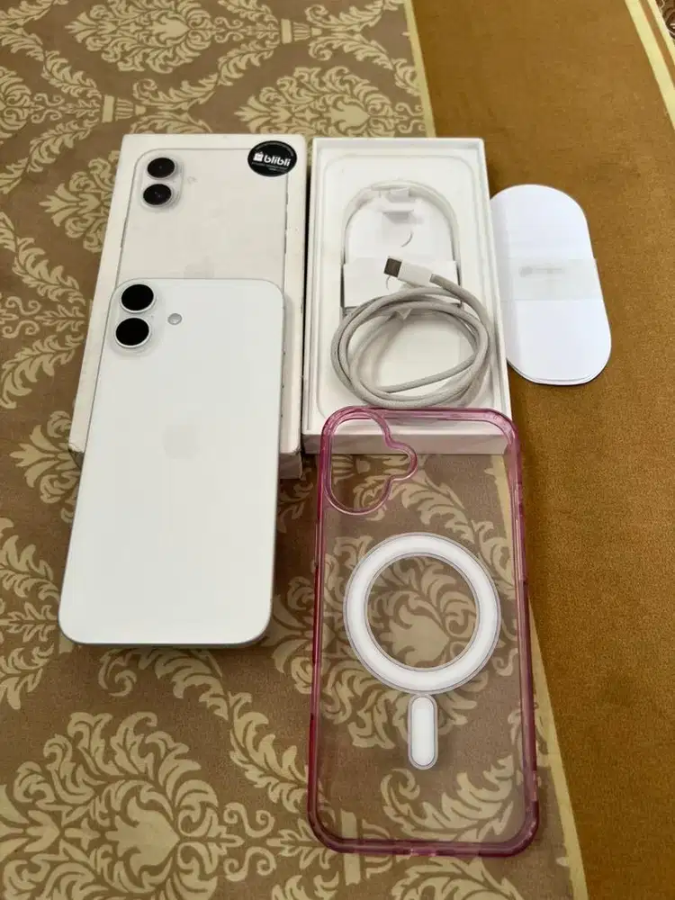 IPHONE 16 PLUS 256GB RESMI FULL ORI BH 91% MULUS