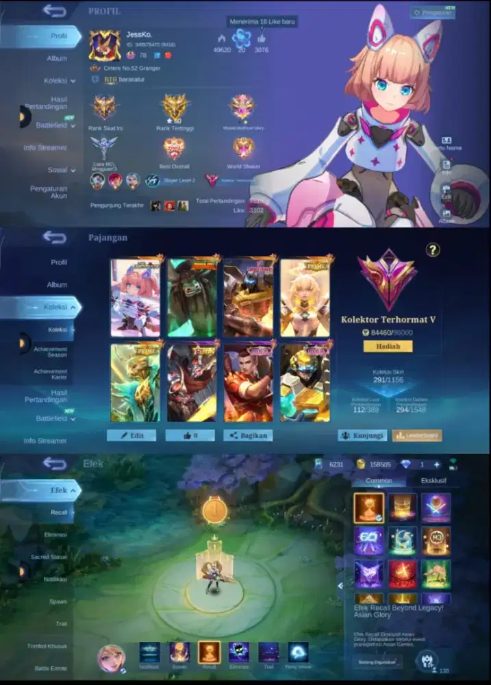 JUAL AKUN MOBILE LEGENDS AMAN TERPERCAYA YANG MINAT CHET