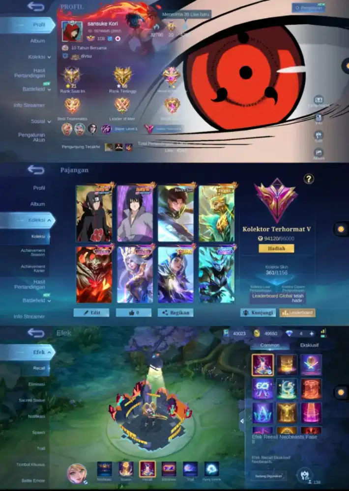 JUAL AKUN MOBILE LEGENDS AMAN TERPERCAYA YANG MINAT CHET
