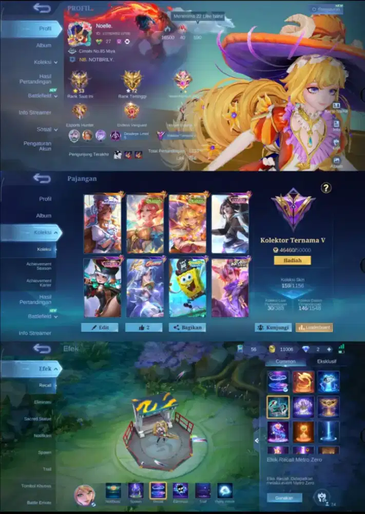 JUAL AKUN MOBILE LEGENDS AMAN TERPERCAYA YANG MINAT CHET