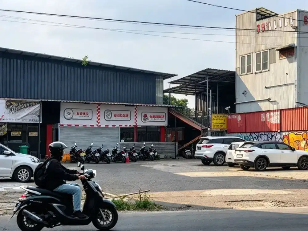 DIJUAL TANAH DAN BANGUNAN LUAS 1.200 M² STRATEGIS PINGGIR JALAN RAYA PEKAYON JAKASETIA BEKASI SELATAN