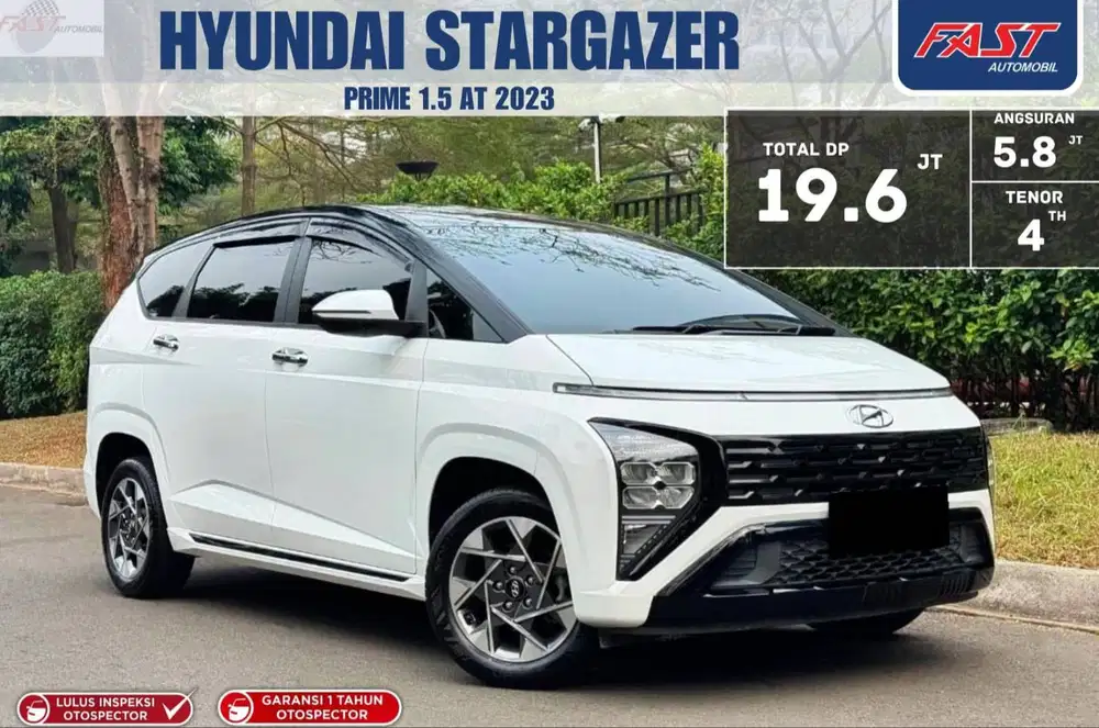 HYUNDAI STARGAZER PRIME 2023 1.5 AT KM.46RB & PAJAK PANJANG