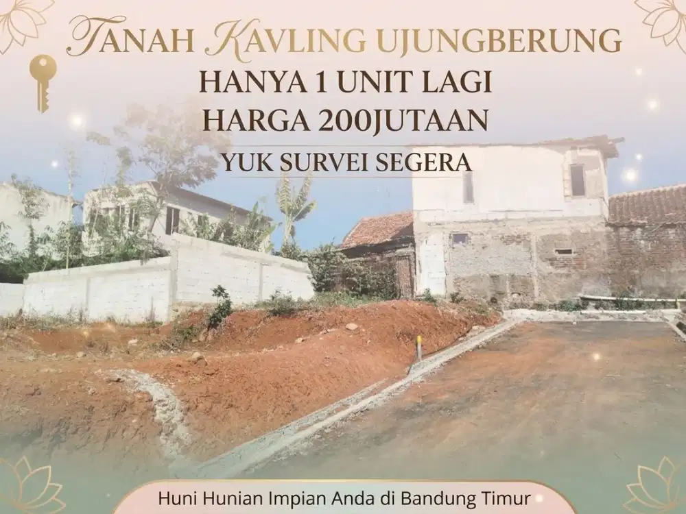 Tanah Kavling eksclusive Ujungberung hanya 1 Unit lagi