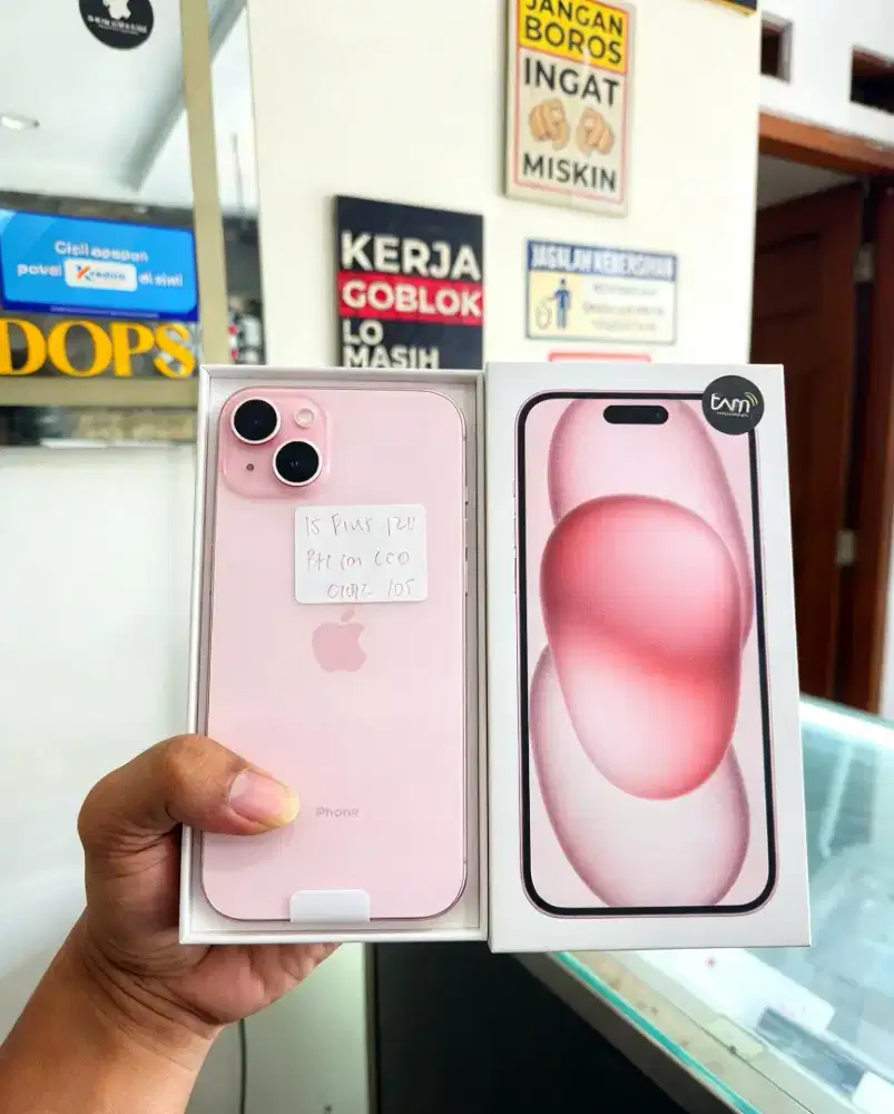 Iphone 15 plus 128 ibox Bnob Bh100 CC0