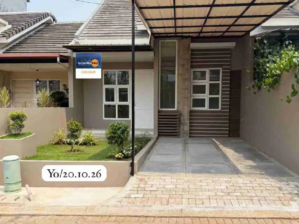 rumah siap huni di Cibubur country Cikeas full renovasi