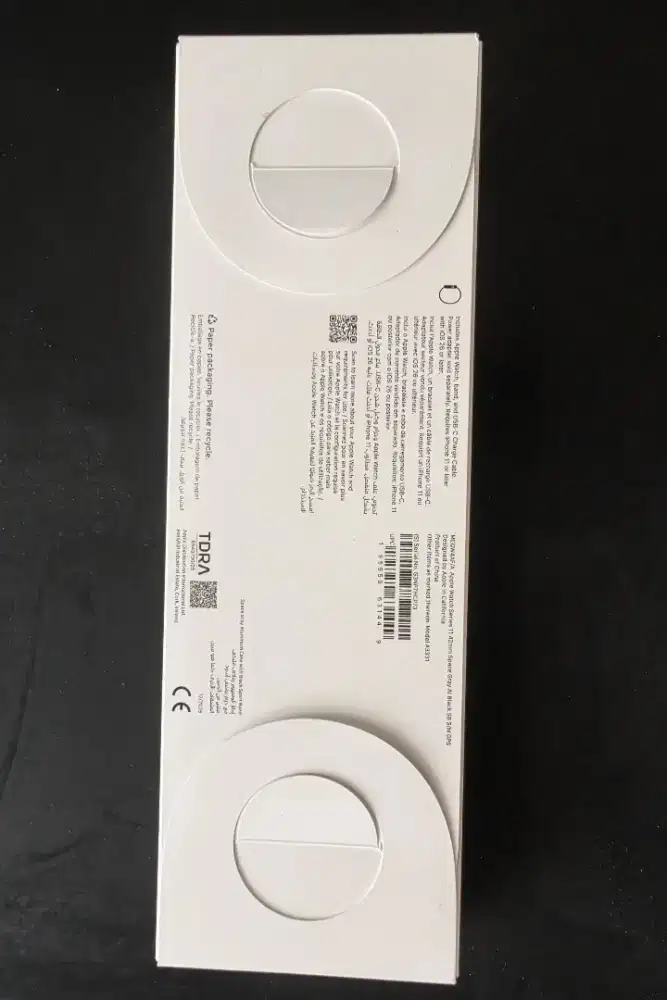 Apple Watch Series 11 42mm Space Gray Al Black SB S/M GPS