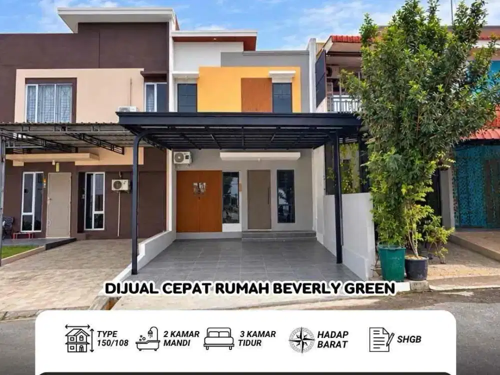 Dijual Cepat ‼
Rumah Beverly Green