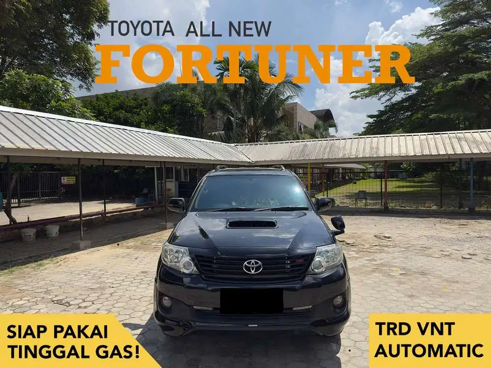 New Toyota FORTUNER TRD Vnt G 2.5 AT Automatic Thn 2014 BG Palembang