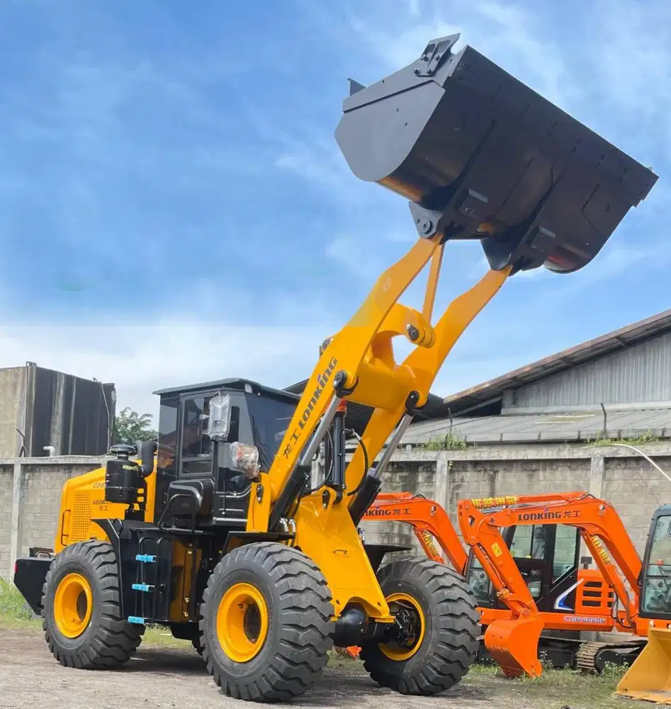 Jual Wheel Loader 3 Kubik Merek LONKING Speck Tambang, Tangguh