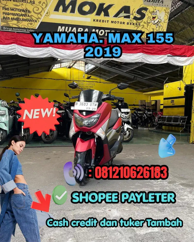 YAMAHA NMAX 155 2019 CASH CREDIT