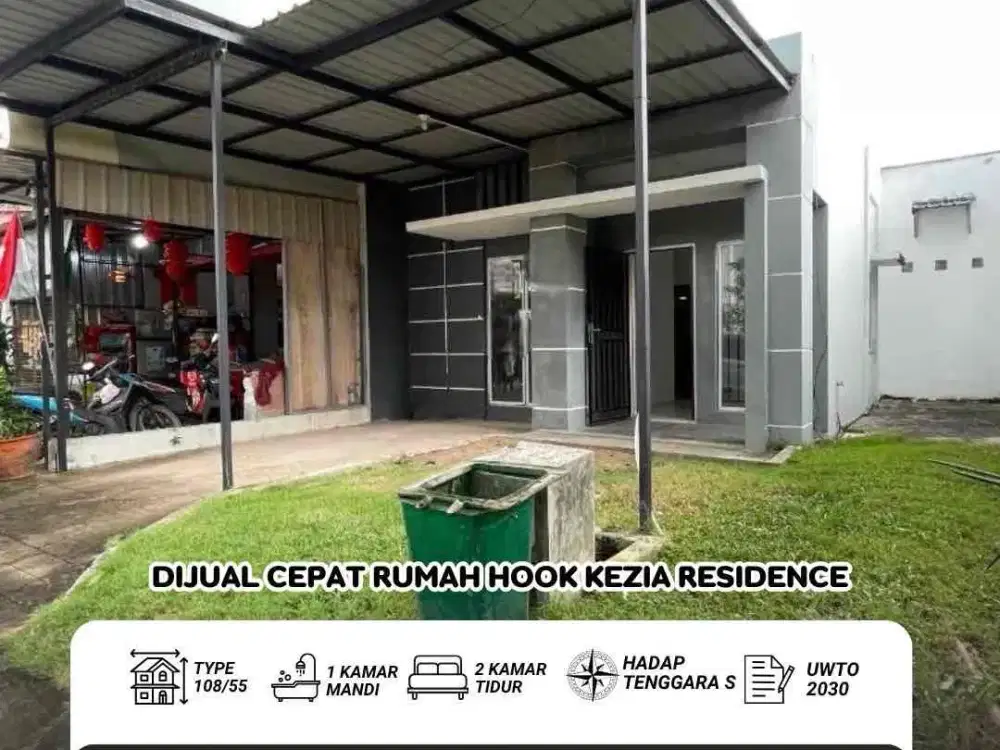 Dijual cepat‼
Rumah hook 1 lantai Perumahan Kezia Residence