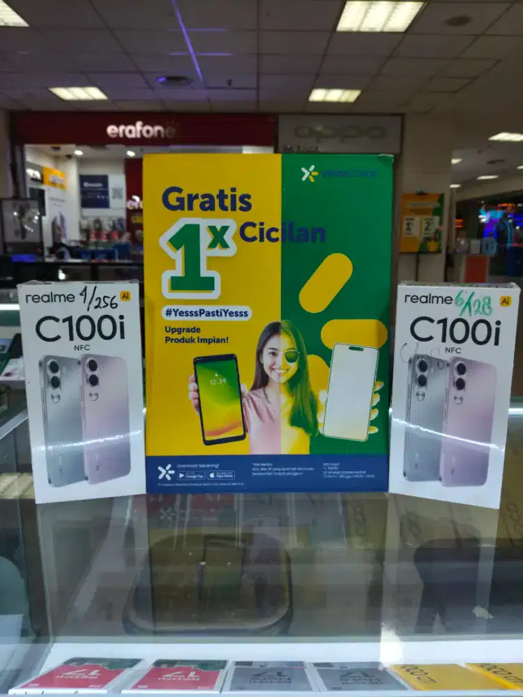 Cicilan hp realme C100i cuma pakai ktp aja