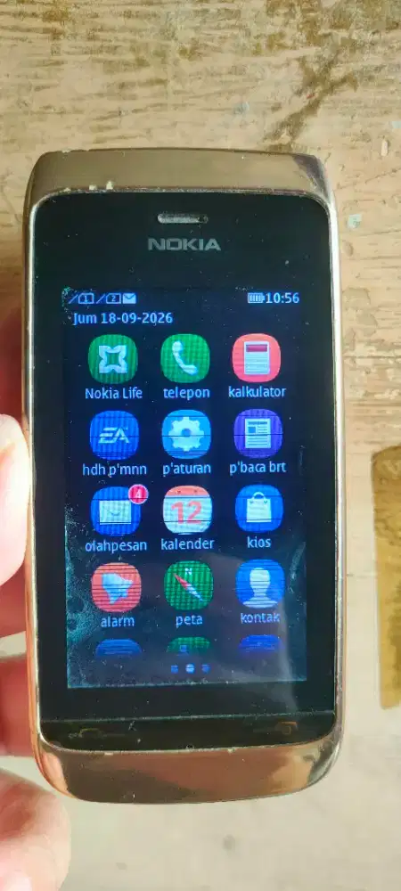 DiJual Hp Nokia Asha 308 Gold