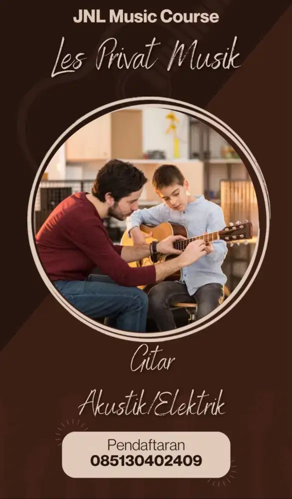 Les Gitar Akustik atau Elektrik