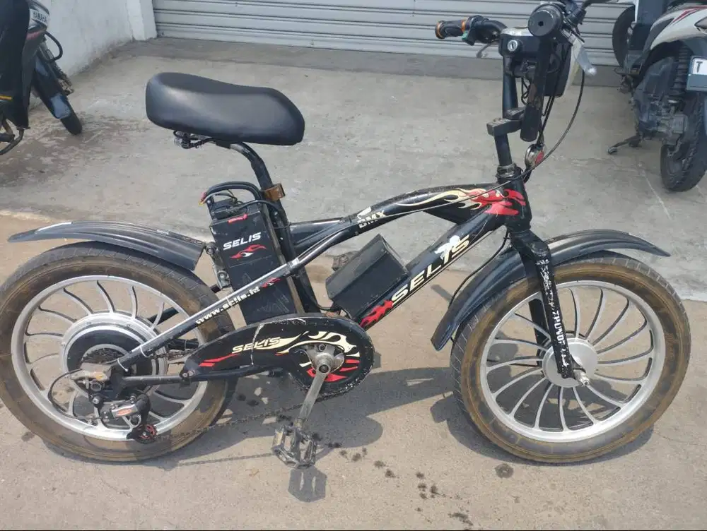 Sepeda Listrik Merk Selis BMX Thunder, normal, no minus