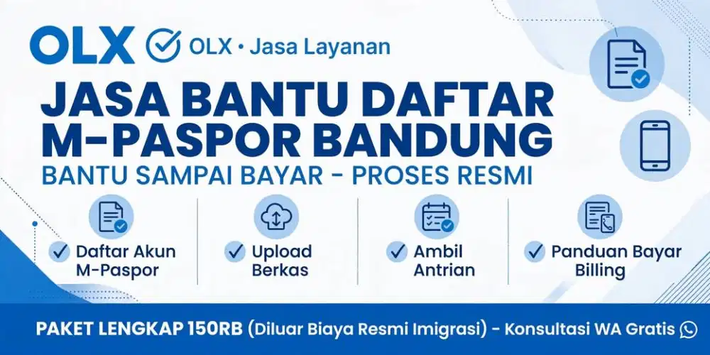 JASA BANTU DAFTAR M-PASPOR BANDUNG