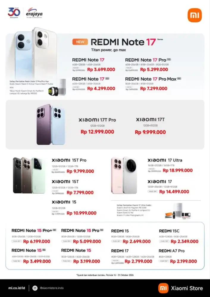 Xiaomi Redmi Series Bisa cicilann