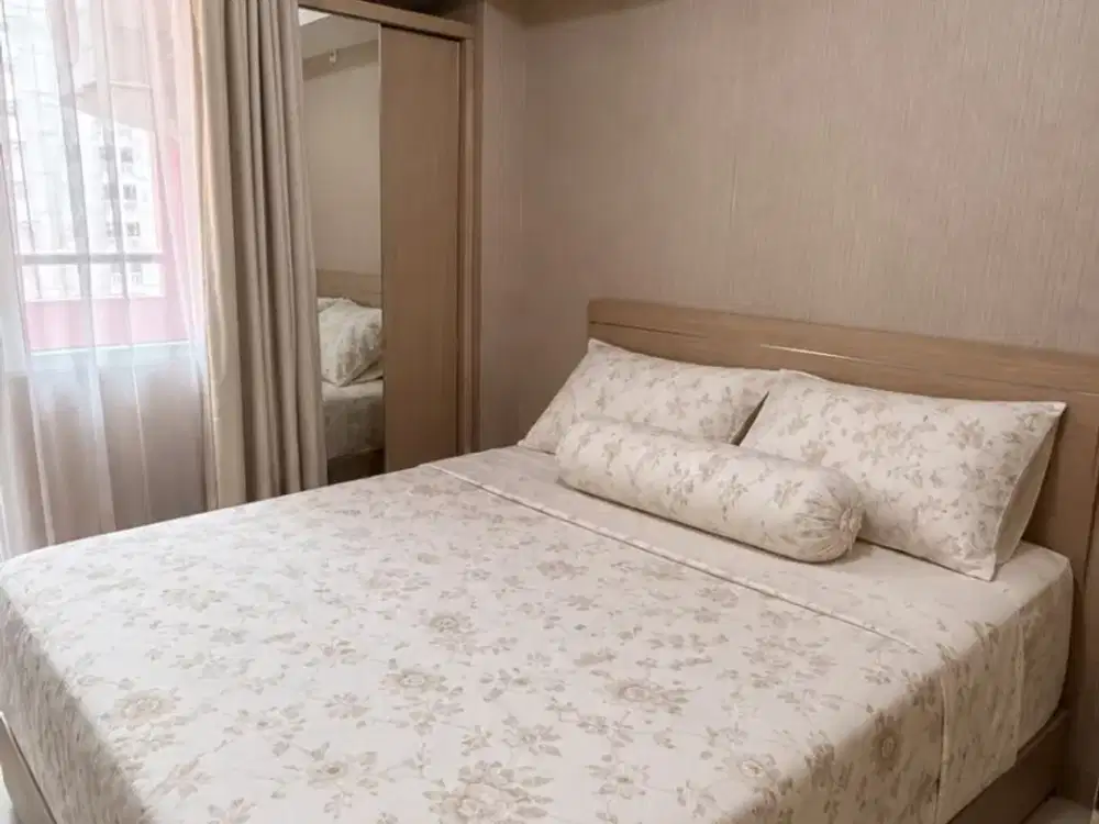 APARTEMEN GREEN PRAMUKA CITY STUDIO FULLY FURNISHED TOWER BOUGENVILLE TAHUNAN JAKARTA PUSAT