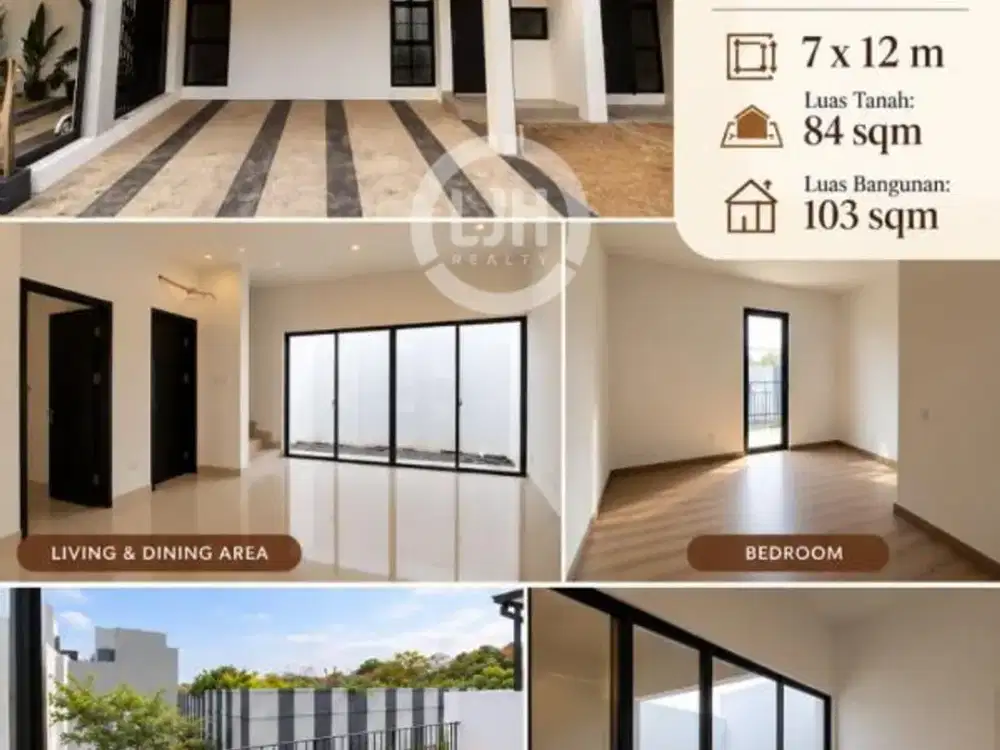 Rumah Cantik di Maison De Wisteria Cluster Arabella Cakung Jakarta Timur