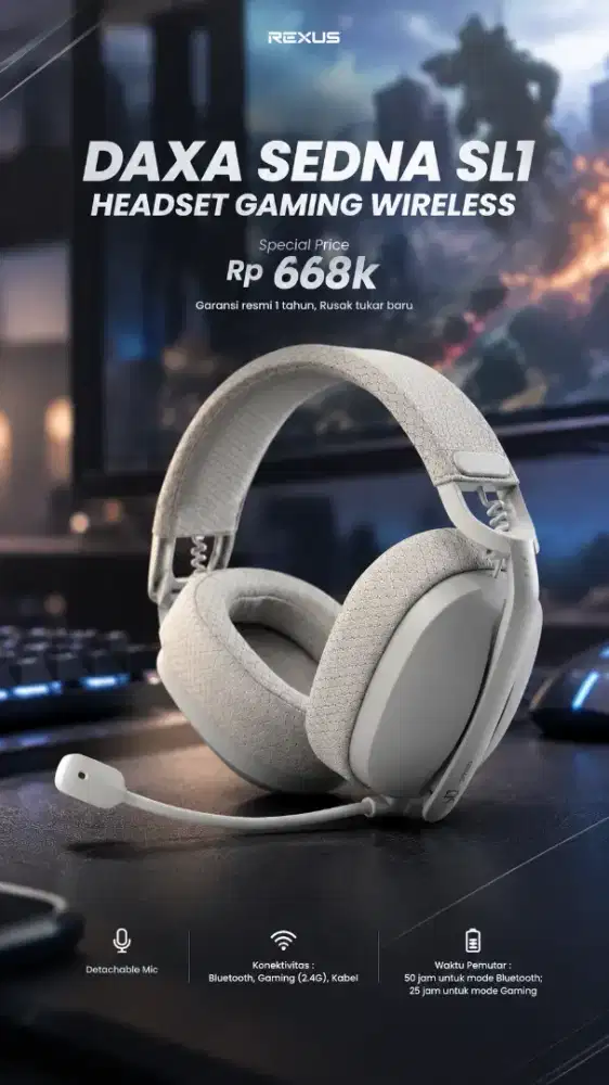 Headset rexus daxa sedna SL1 v2