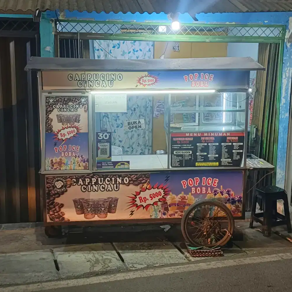 Jual gerobak bekas 2meter siap pakai