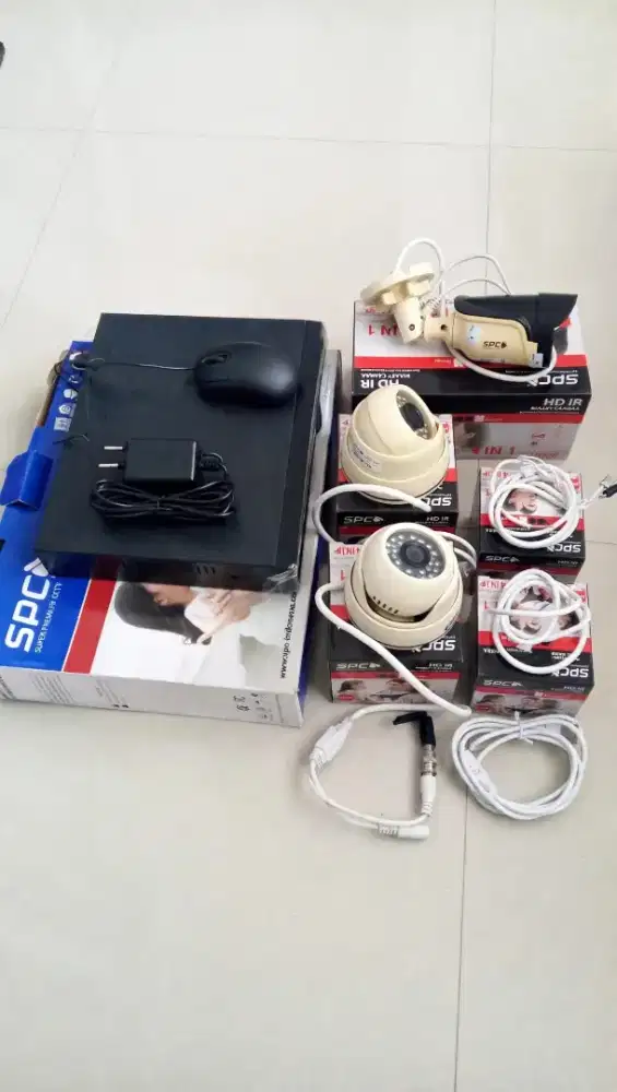 Cctv SPC 3 kamera+DVR fullset murah