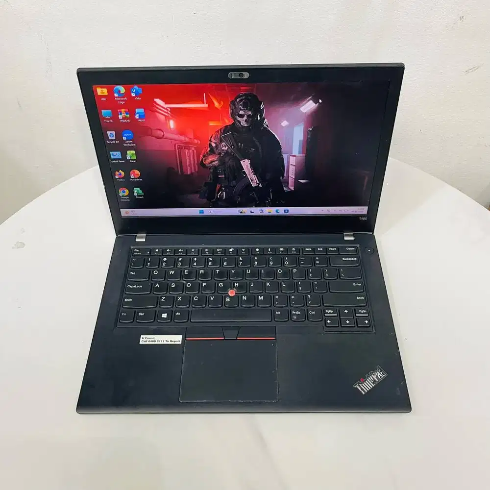 LAPTOP LENOVO T480 DUAL VGA I7 GEN8 8/256 LAYAR 14 INCH *EC