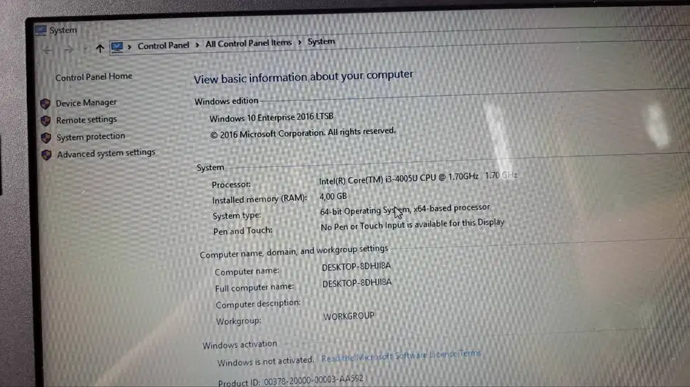 Acer intel i3 Ram ddr3 4gb,hdd 500 gb