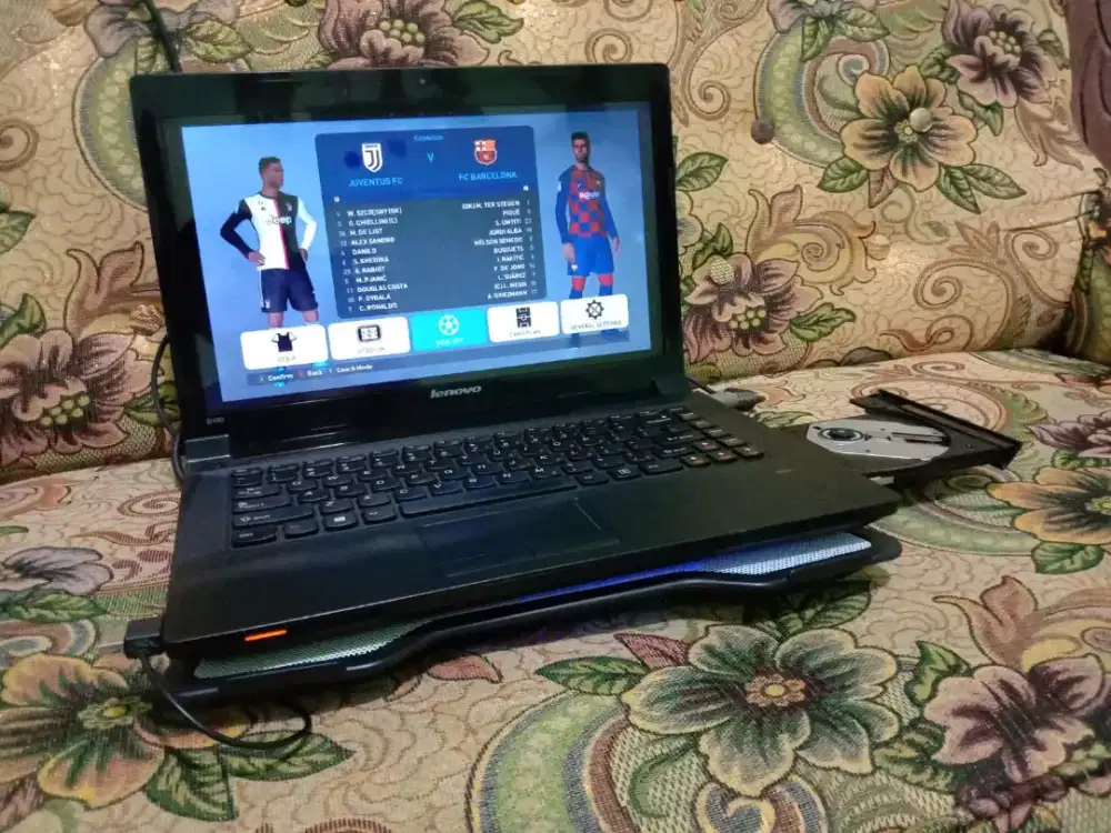 Laptop Lenovo AMD A5 + Ram 12 Gb + SSD 512 Gb + Win 10 + PES Upd. 2026