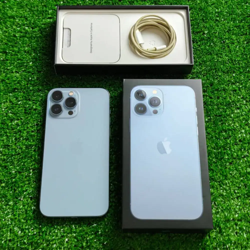 iPhone 13 Pro Max 256GB Sierra Blue BH 77% ada jamur pada lensa tele