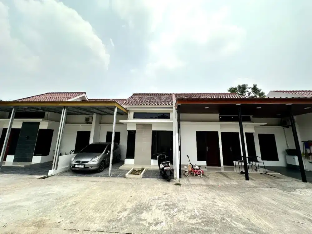 Rumah murah dalam cluster unit siap huni harga 500 jutaan dekat stasiun LRT Jatibening
