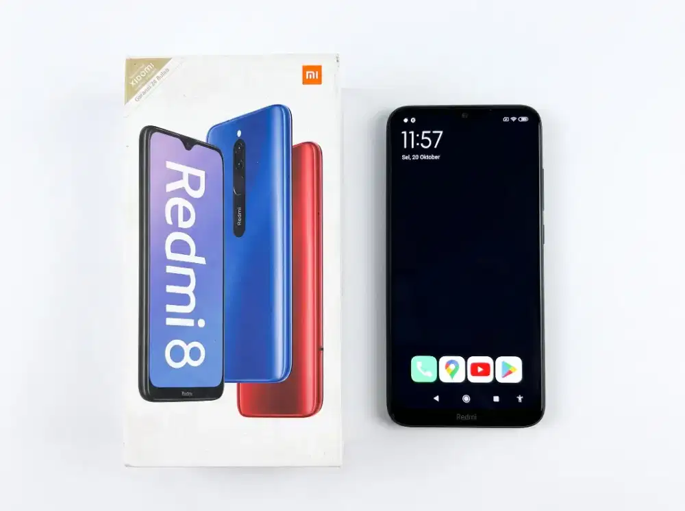 Redmi 8 4GB/64GB Resmi (Sudah UBL- Bisa Upgrade ke Android 13)
