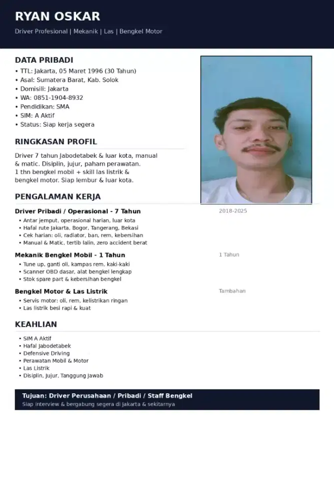 info lowongan kerja